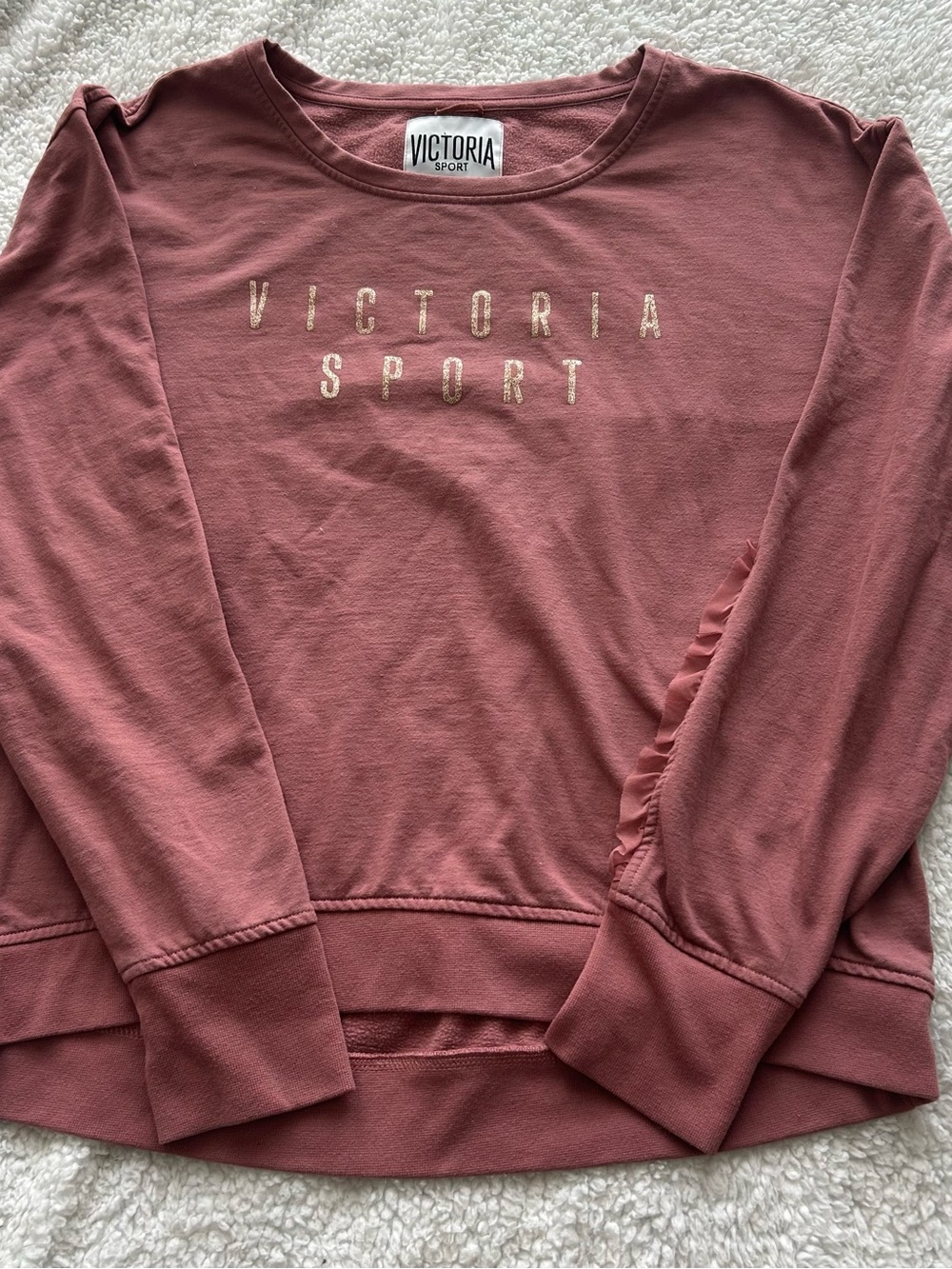 Victoria Sport Dusty Rose Logo Sweatshirt